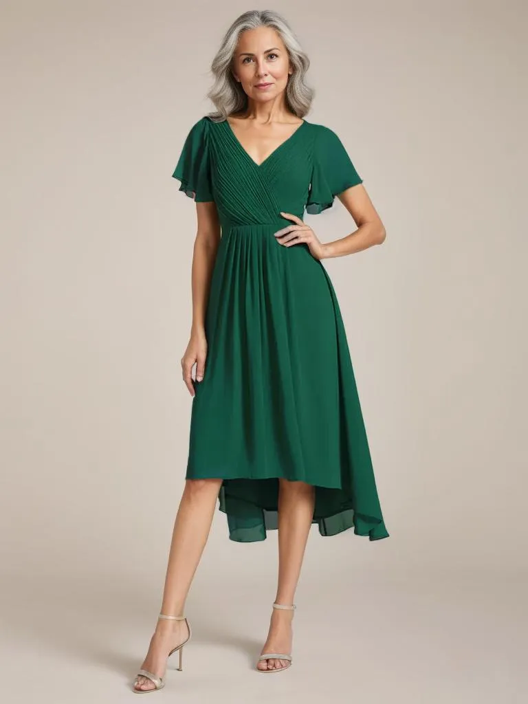 Jerry mother of the bride/groom chiffon dress