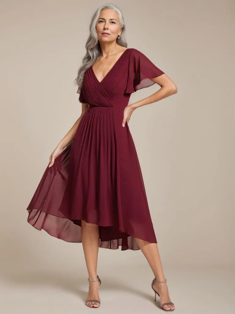 Jerry mother of the bride/groom chiffon dress