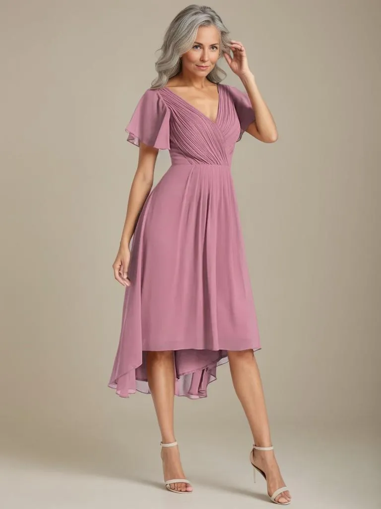Jerry mother of the bride/groom chiffon dress