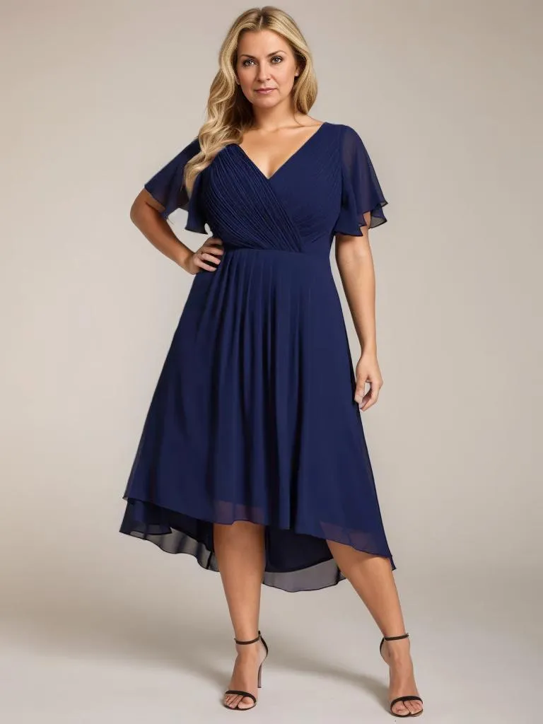 Jerry mother of the bride/groom chiffon dress