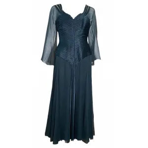 John Galliano for Christian Dior Haute Couture Gown In Sage Green Silk and Chiffon