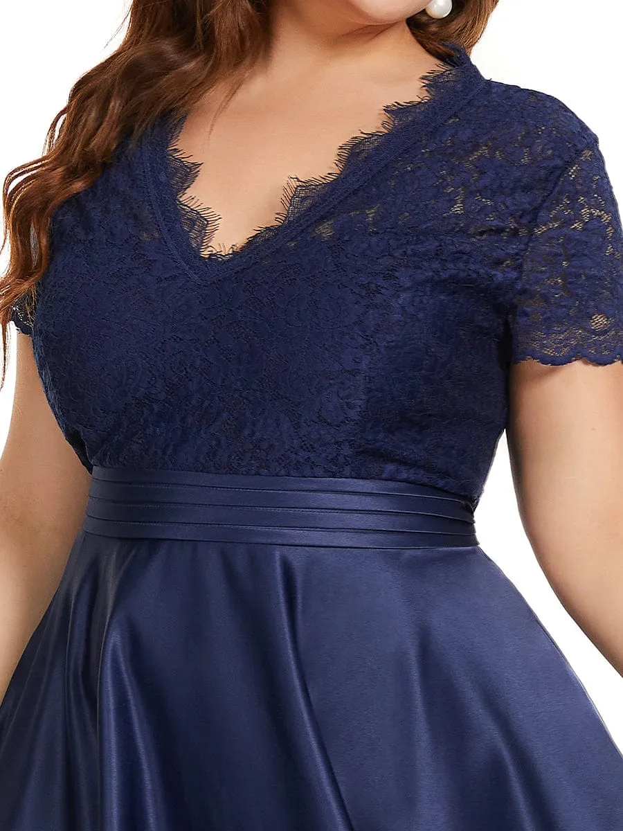 June tea length mother of the bride/groom s14 dress in Navy Express NZ wide