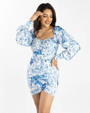 Khloe Long Sleeve Floral Dress