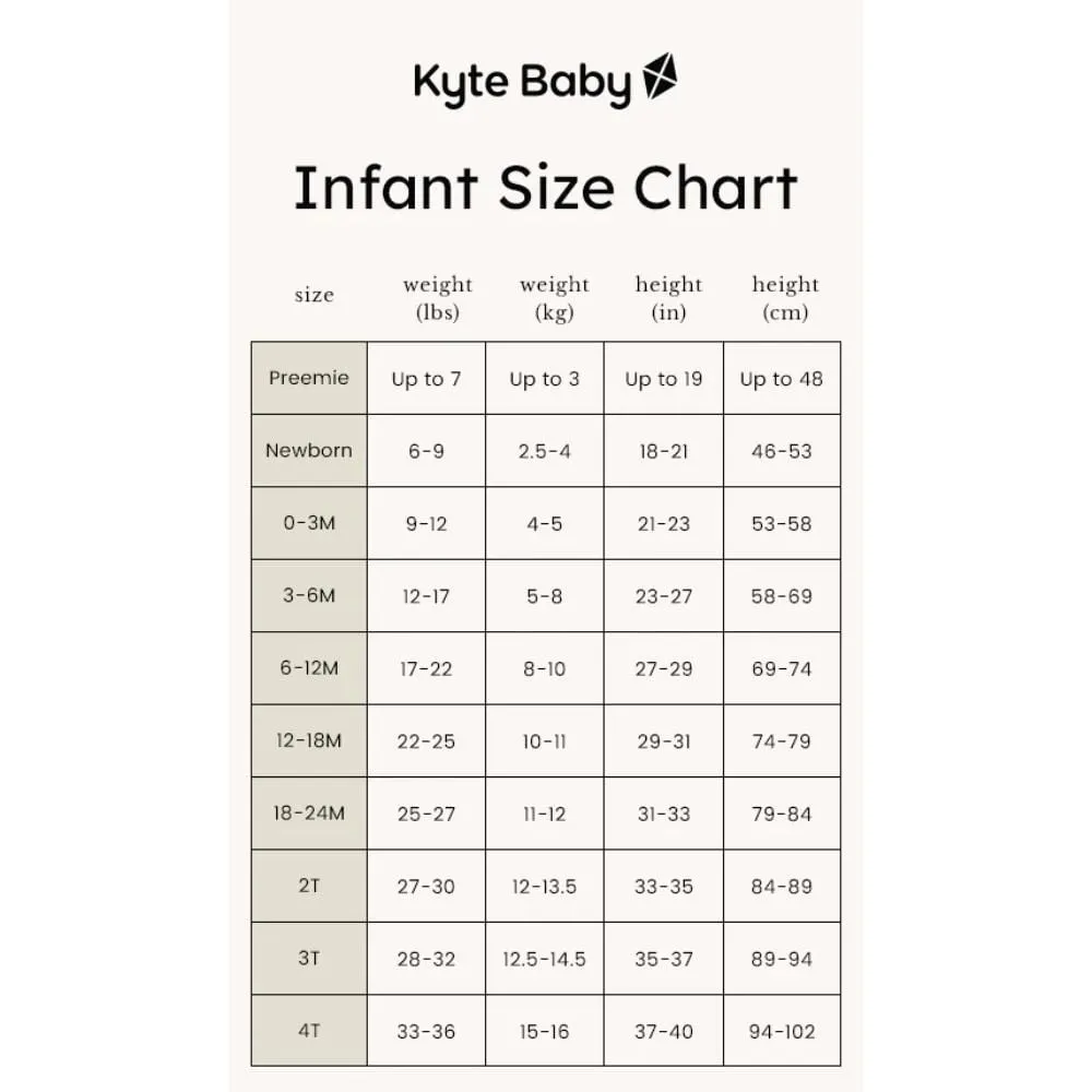 Kyte Baby Knotted Gown & Hat - Blush