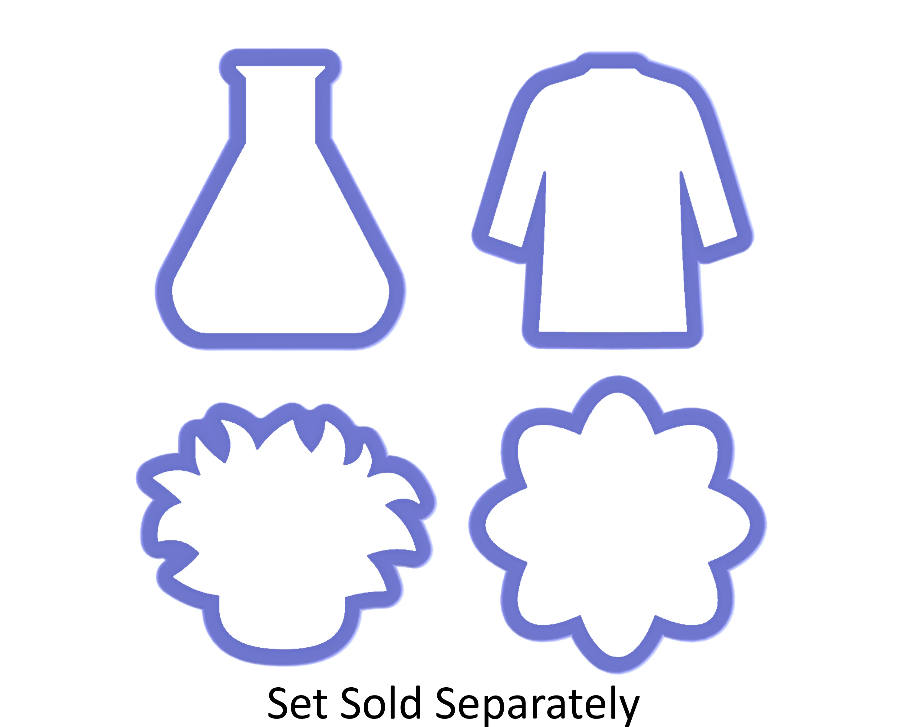Lab Coat - Graduation Gown Cookie Cutter