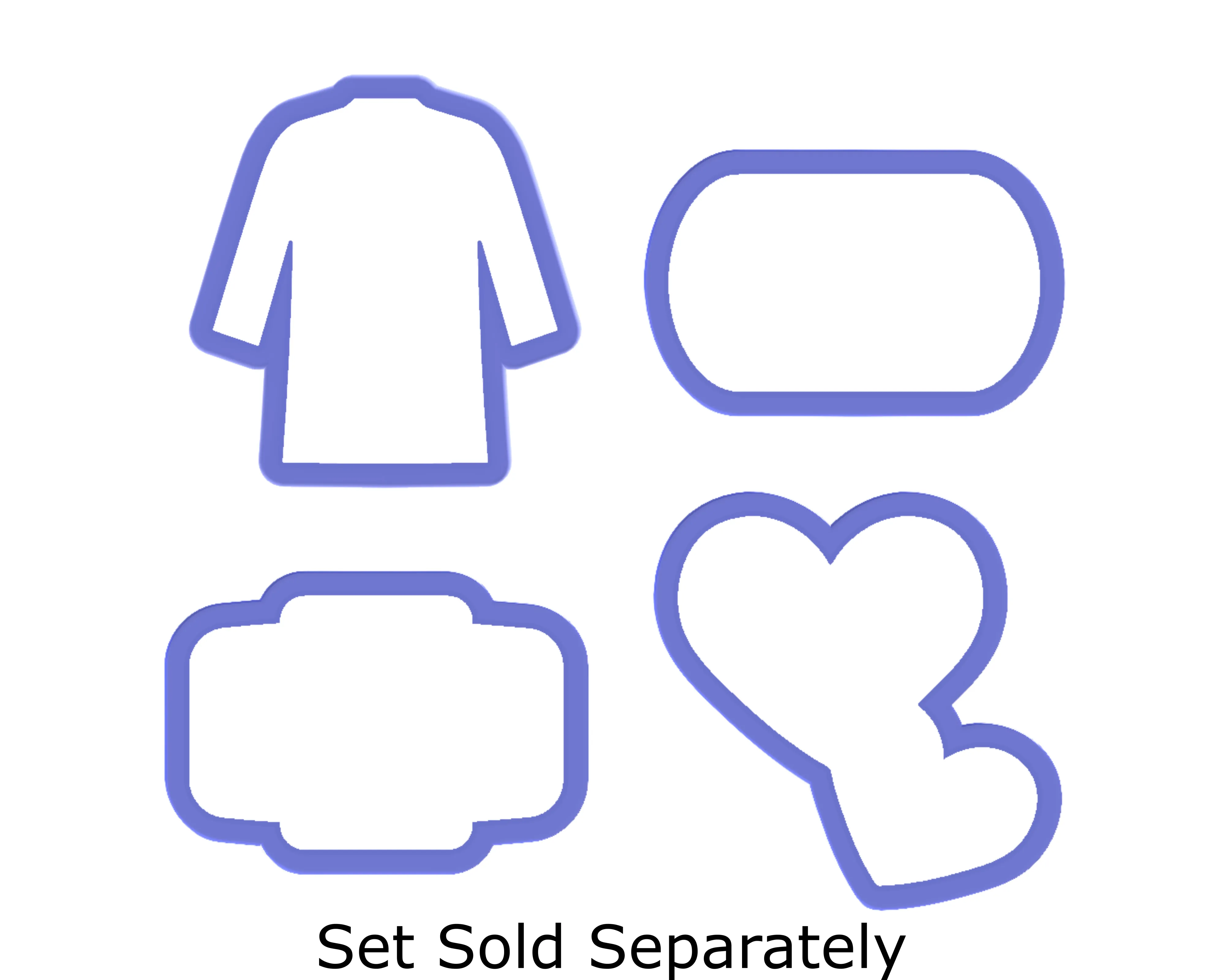 Lab Coat - Graduation Gown Cookie Cutter