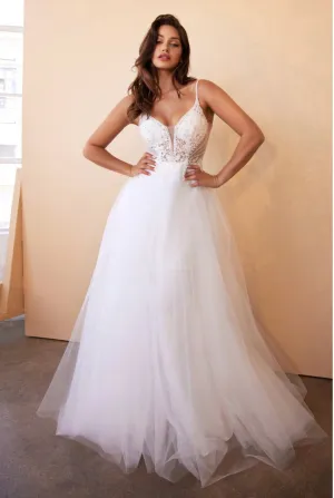 LaDivine by Cinderella Divine CD0195W Wedding Gown