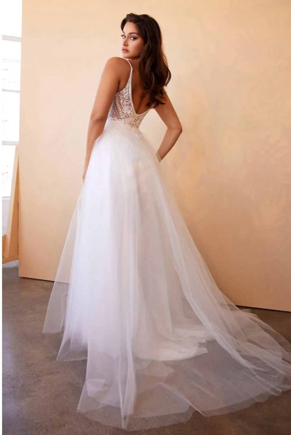 LaDivine by Cinderella Divine CD0195W Wedding Gown