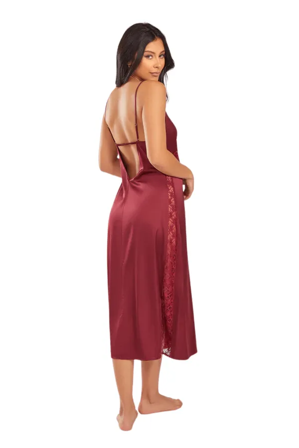 Layla Chemise - Burgundy