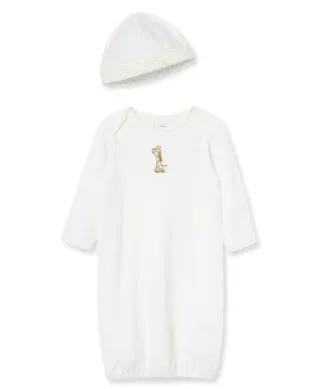 Little Me Giraffe Gown/Hat