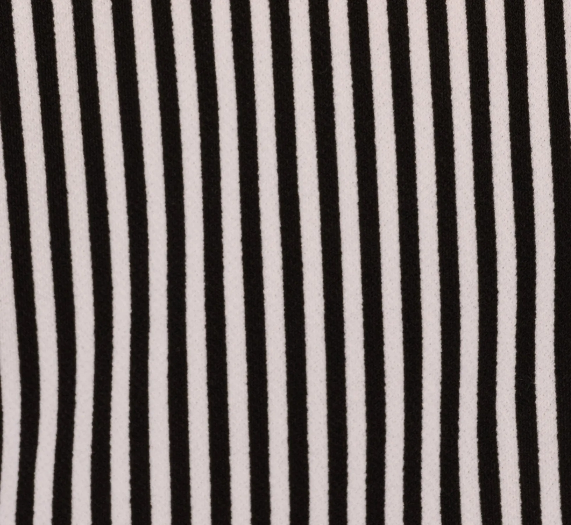 Long Sleeve Cropped Striped Blouse In Black Ivory Small Stripe