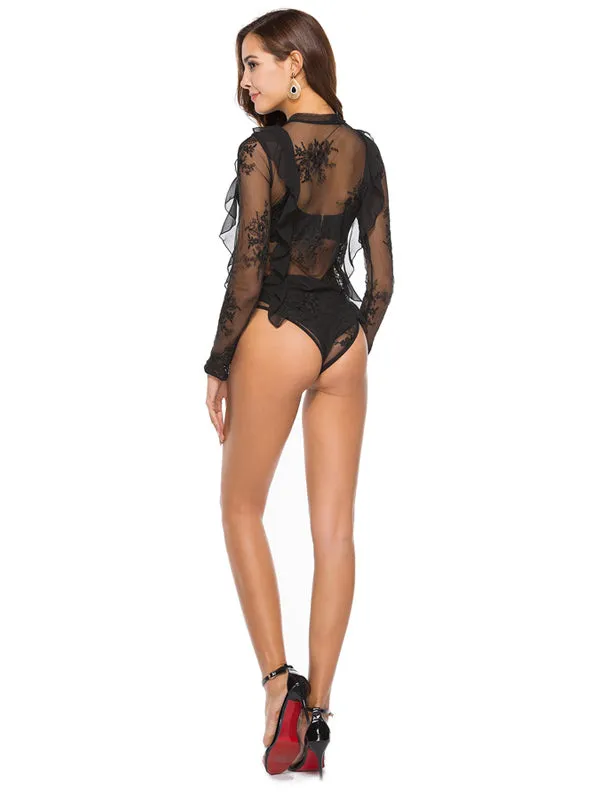 Long Sleeve Lace Top