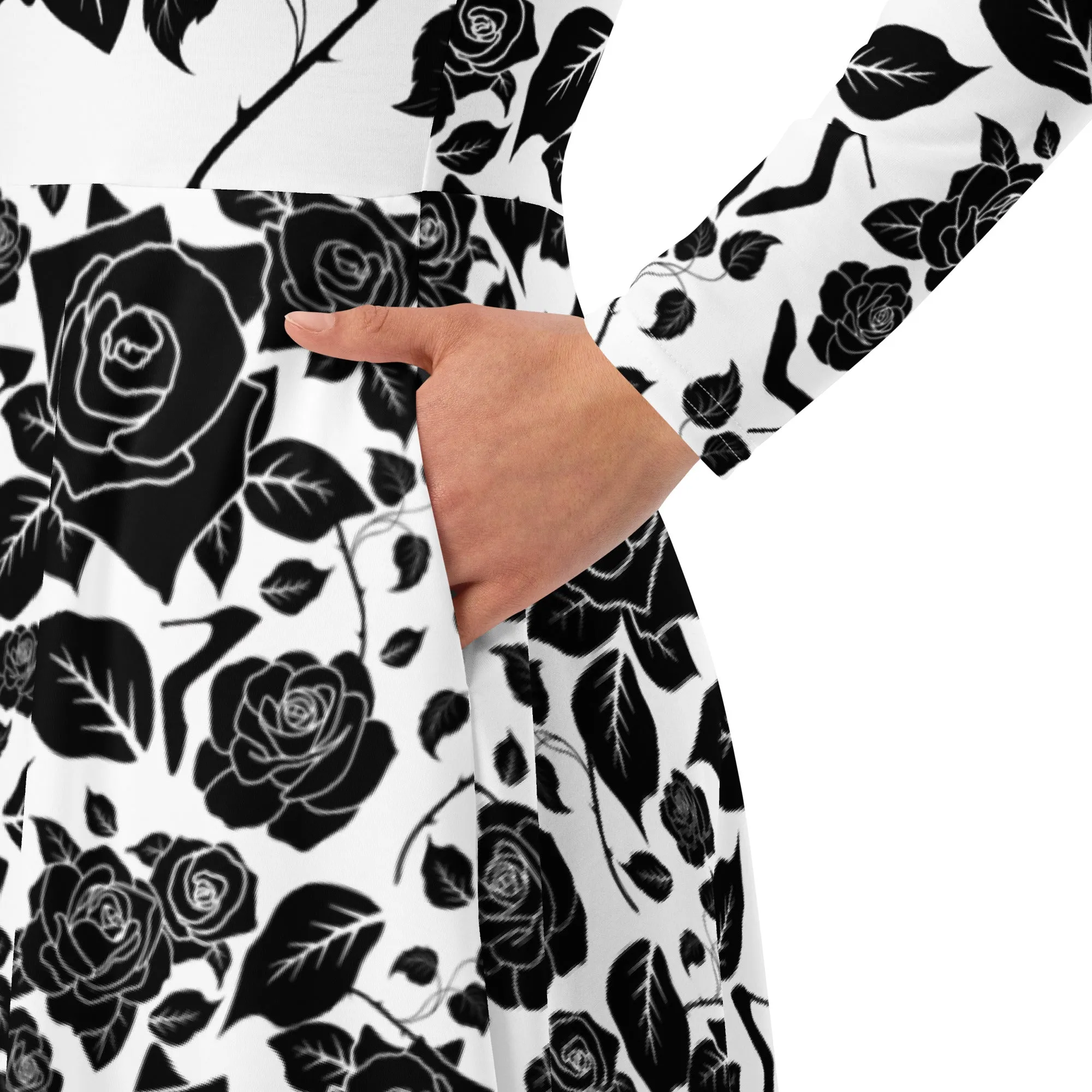 Long sleeve midi dress 'Madame'