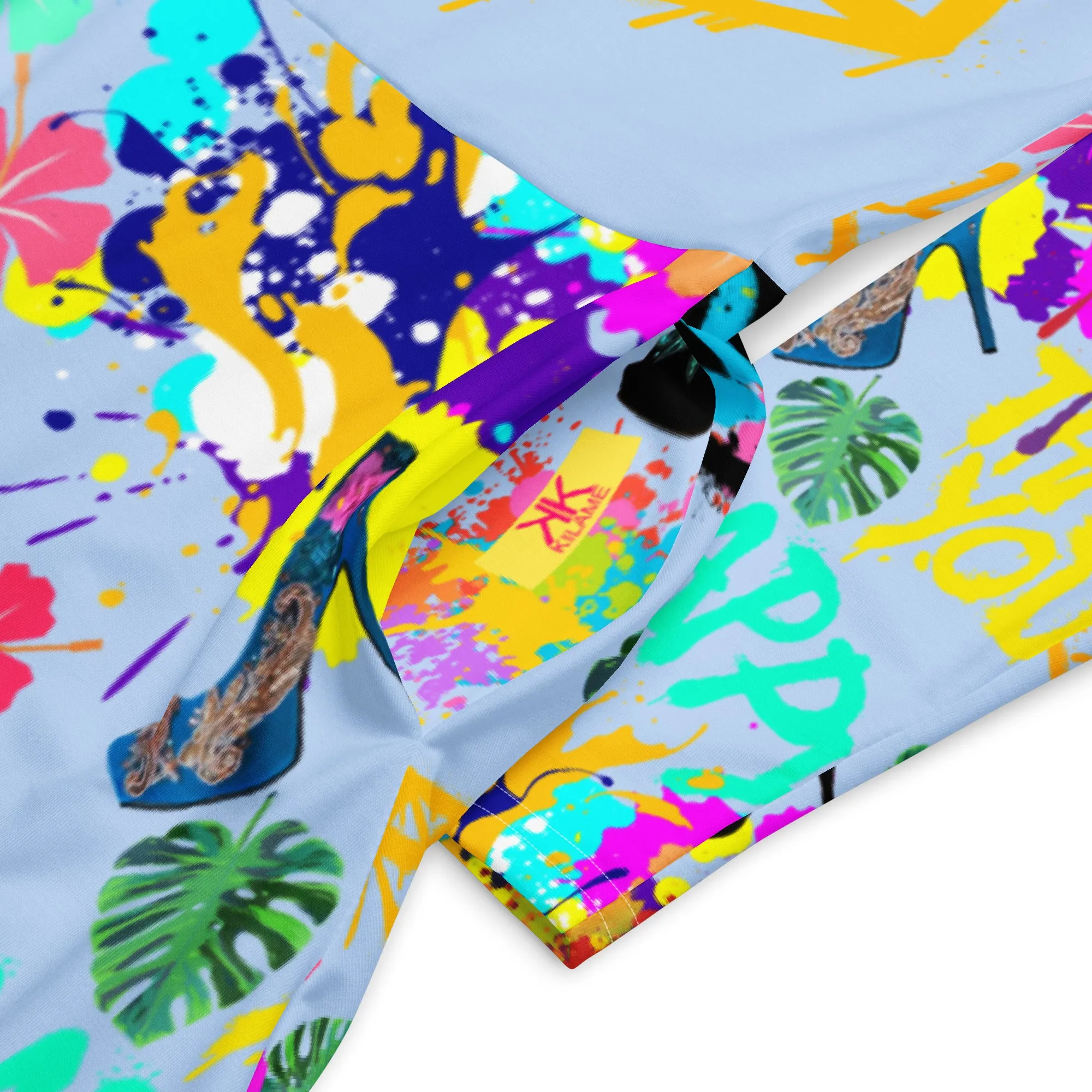 Long sleeve midi dress 'Wynwood Art'