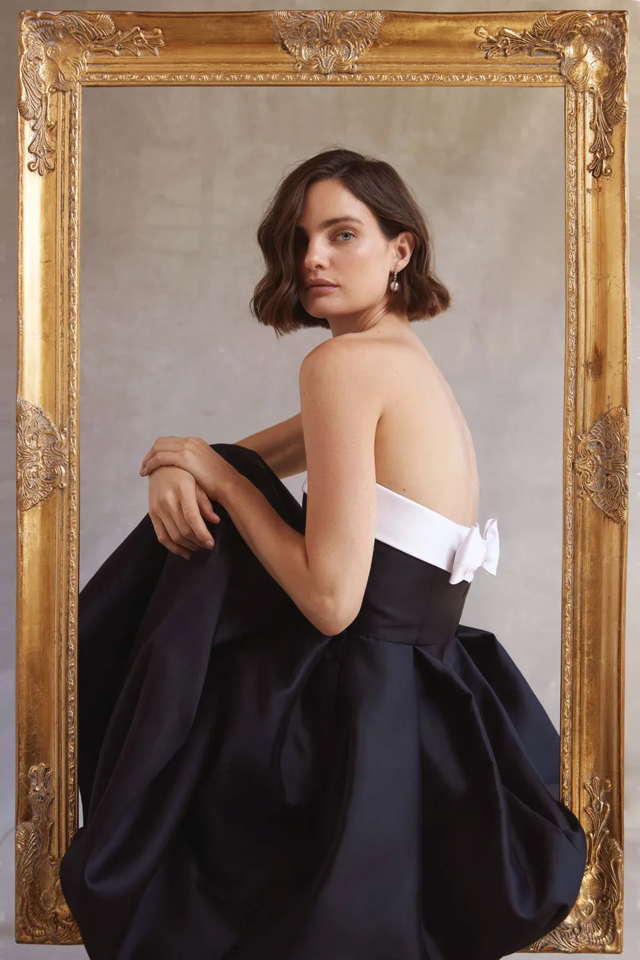 Louise Silk and Wool Ball Gown