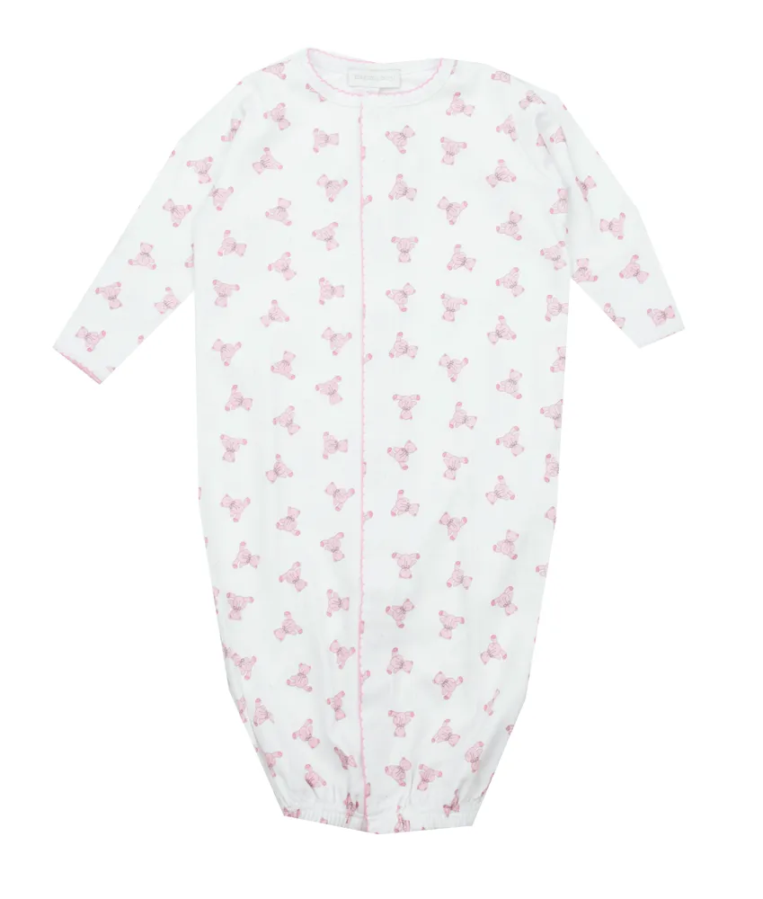 Magnolia Baby Pink Teddy Bear Print Converter Gown
