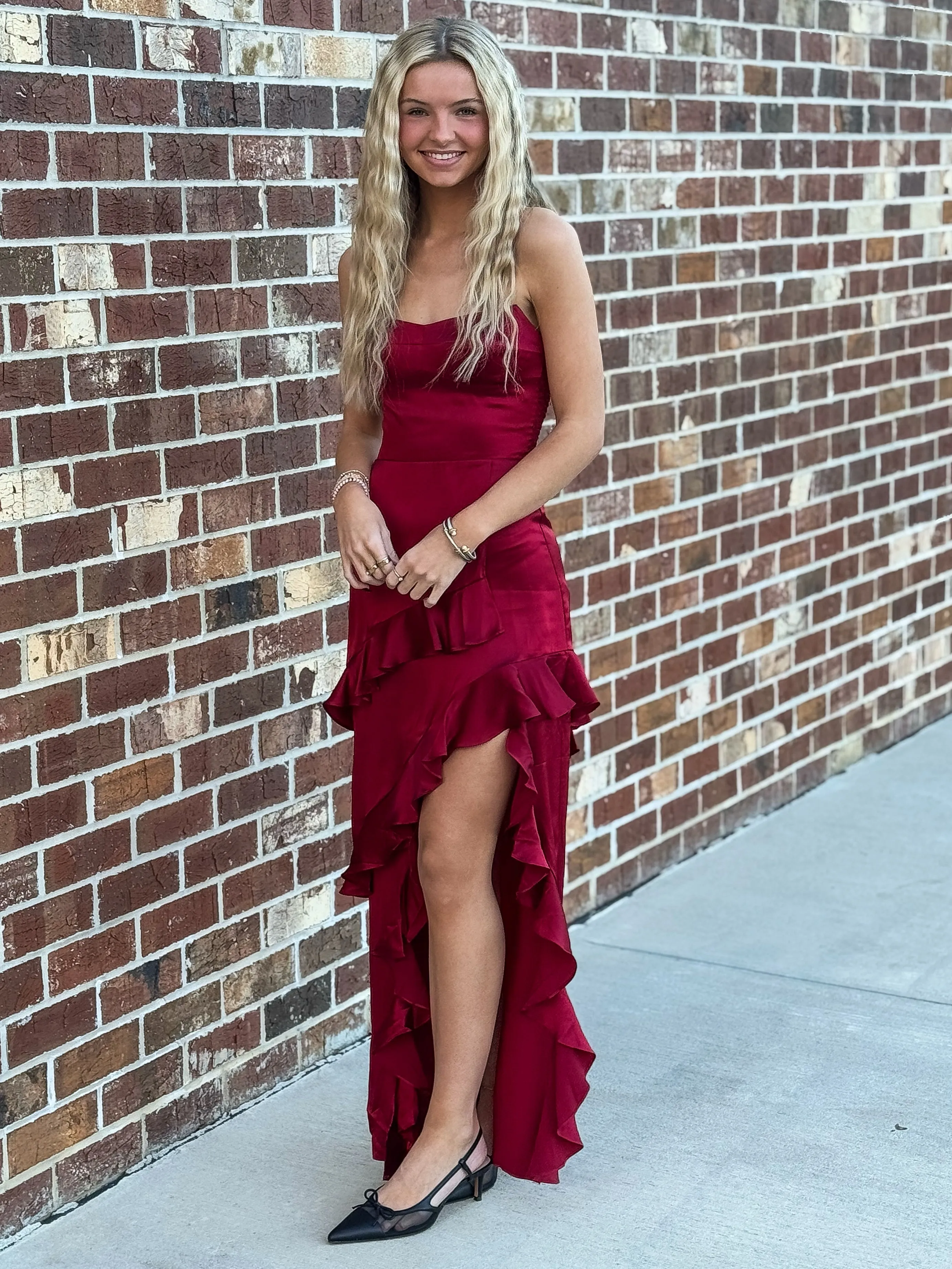 Magnolia Silk Maxi (Carnelian)