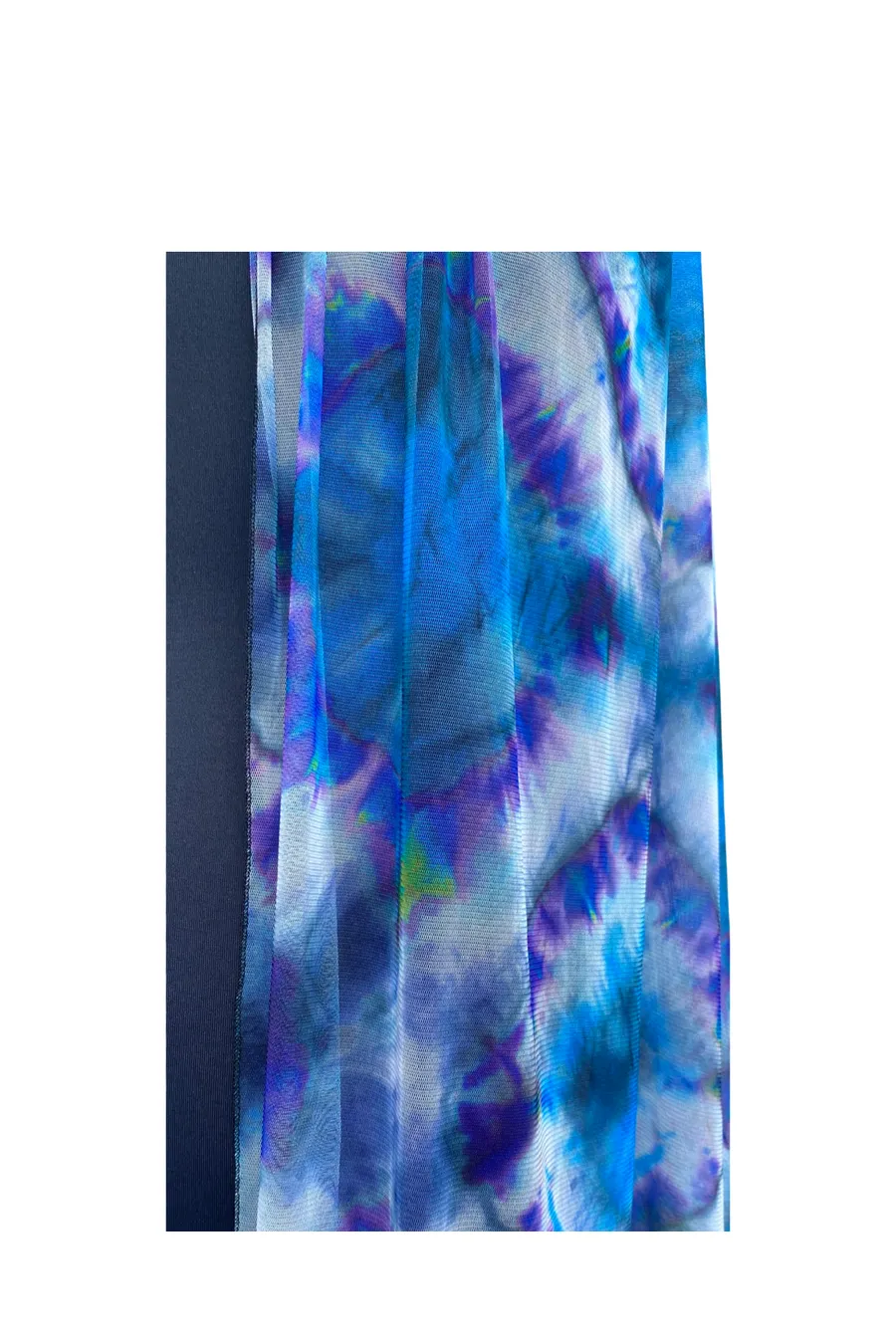 MALI Long and Wide Sheer Print Shawl