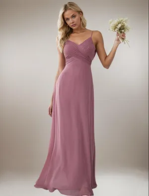 Malika dusky rose cowl back bridesmaid dress Express NZ wide