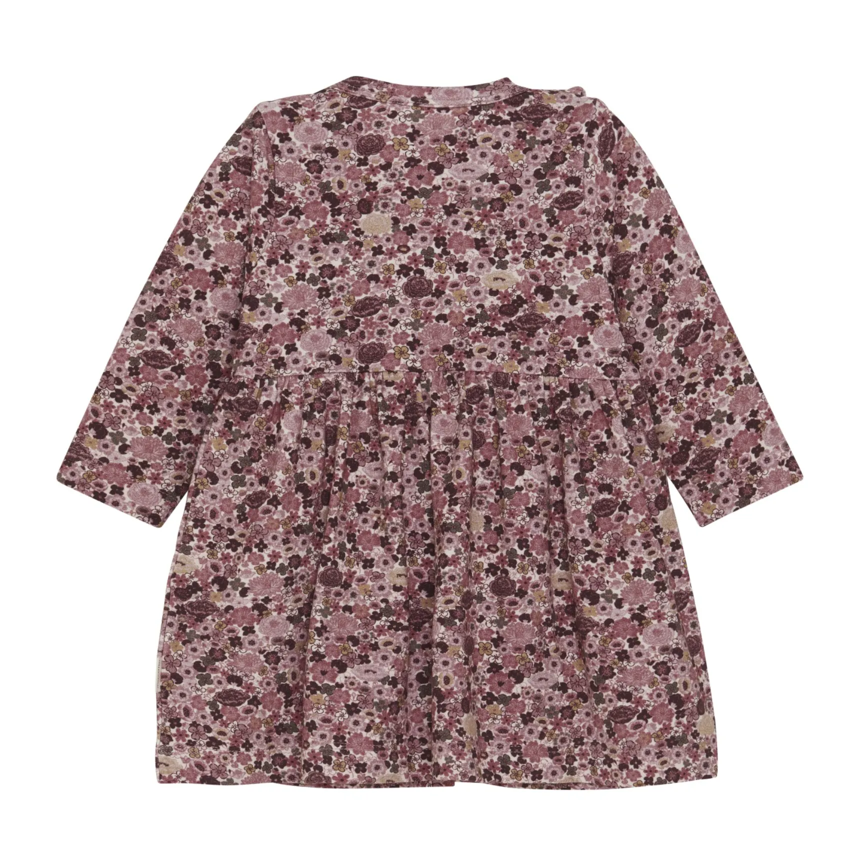 Minymo Long Sleeve Dress-Dusty Pink