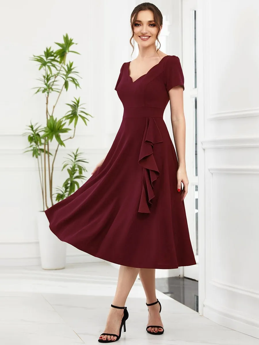 Miranda mother of the bride dress in burgundy s22 Express NZ wide