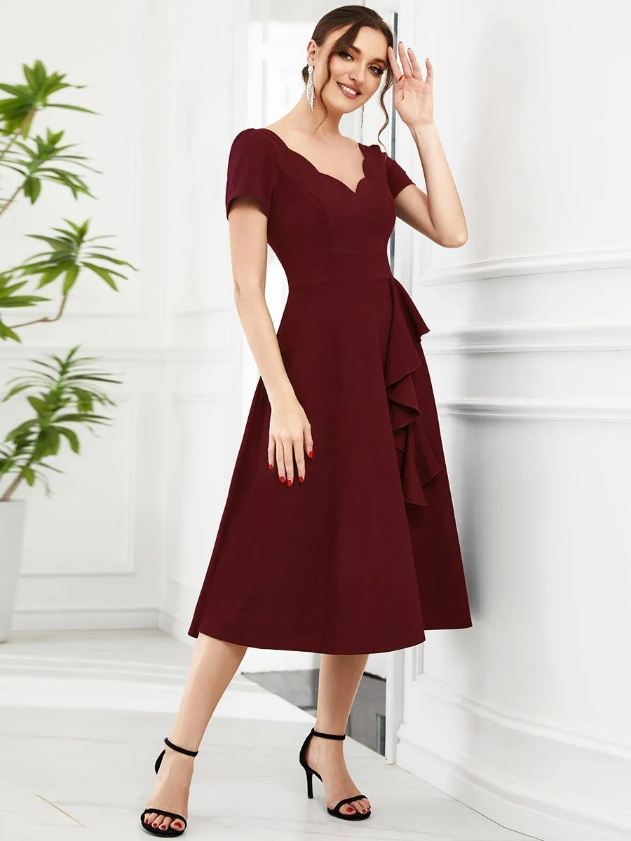 Miranda mother of the bride dress in burgundy s22 Express NZ wide