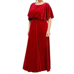 NEW SEE AND BE SEEN radiance gown in ruby