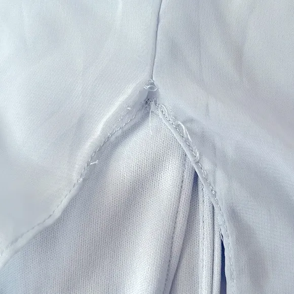 NWT After Six Chiffon Floor Length Tie Back Dress 1548 A2 Mist Size 0R