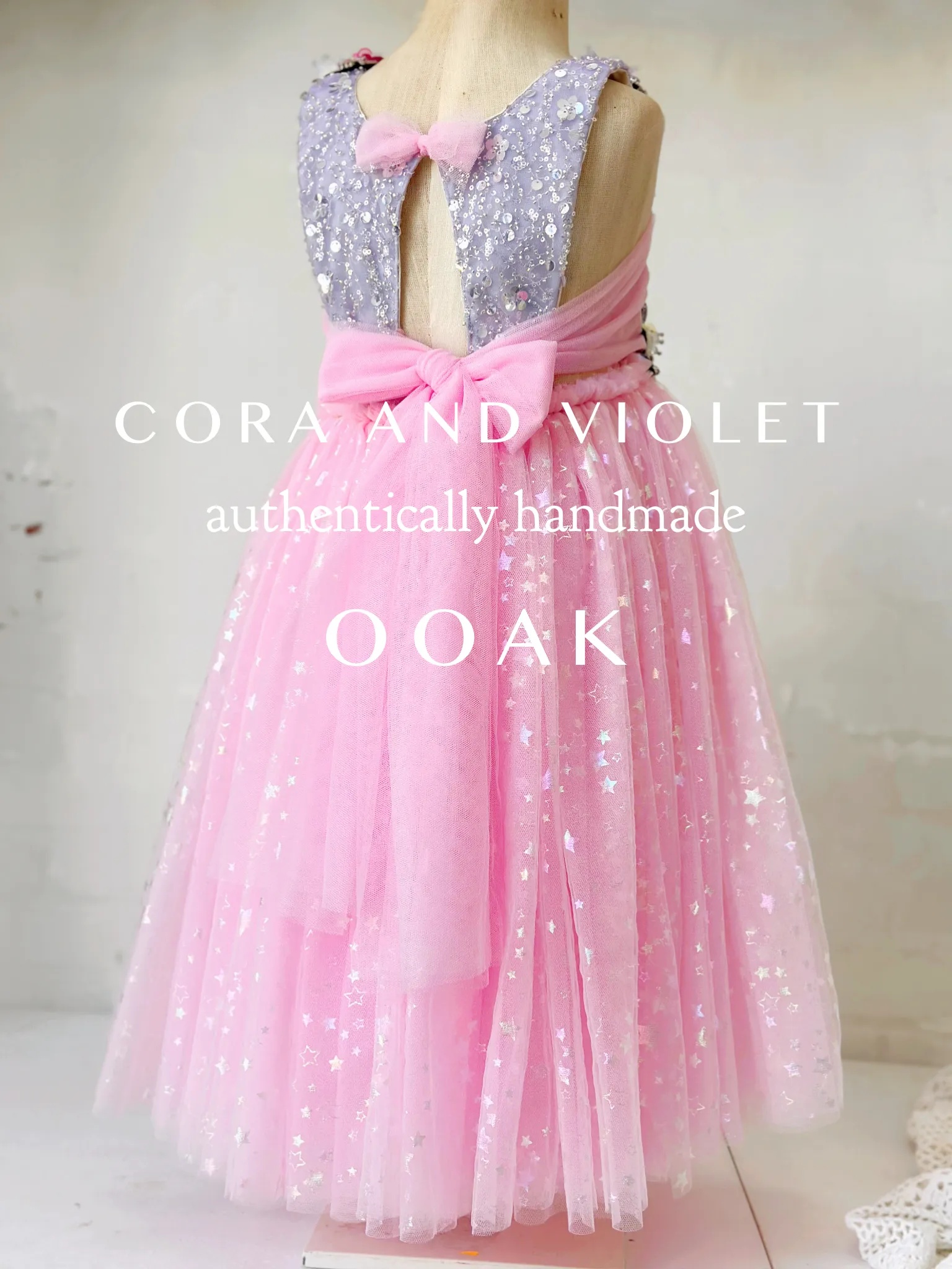 OOAK lux gown 8-10yr