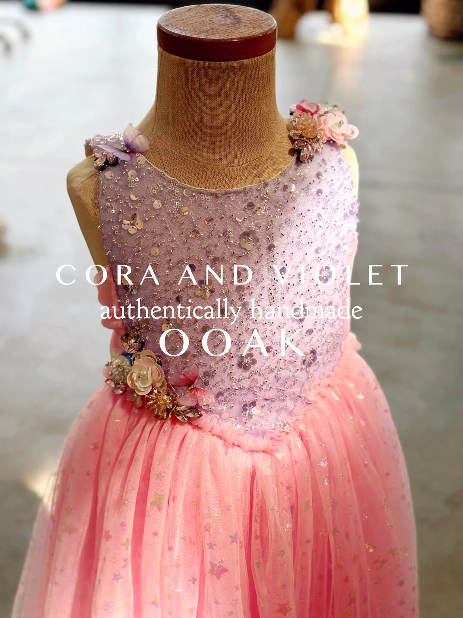 OOAK lux gown 8-10yr