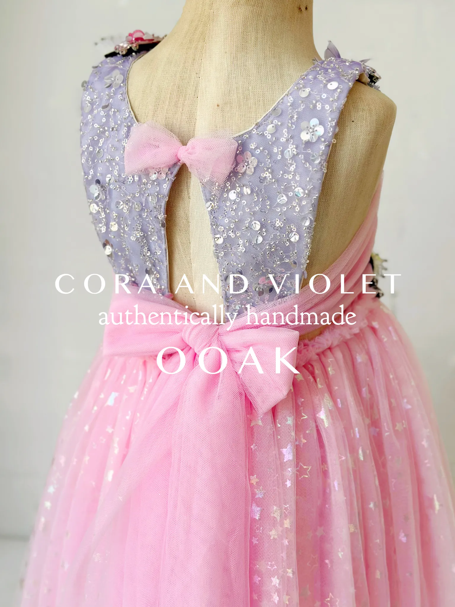 OOAK lux gown 8-10yr