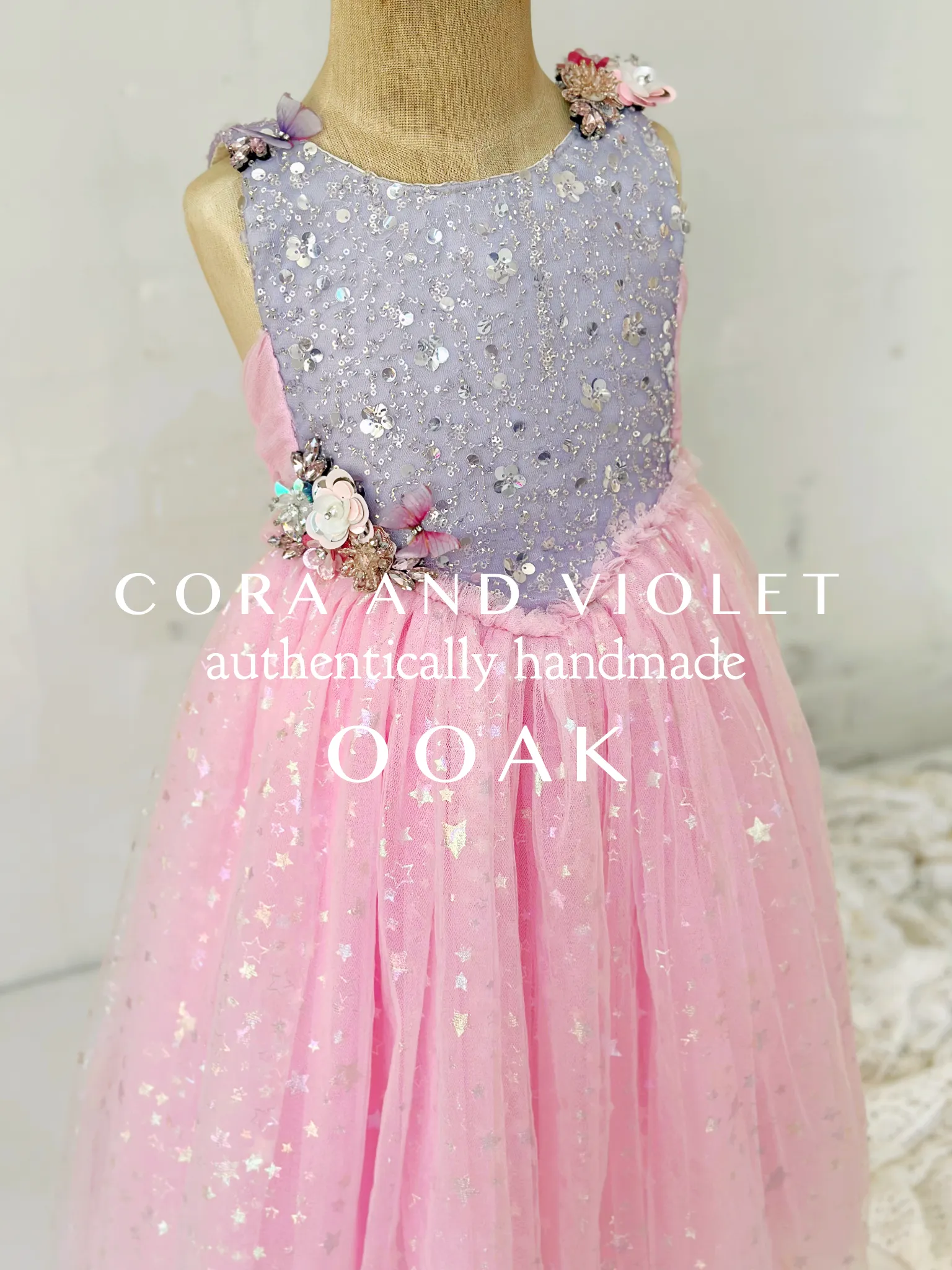 OOAK lux gown 8-10yr