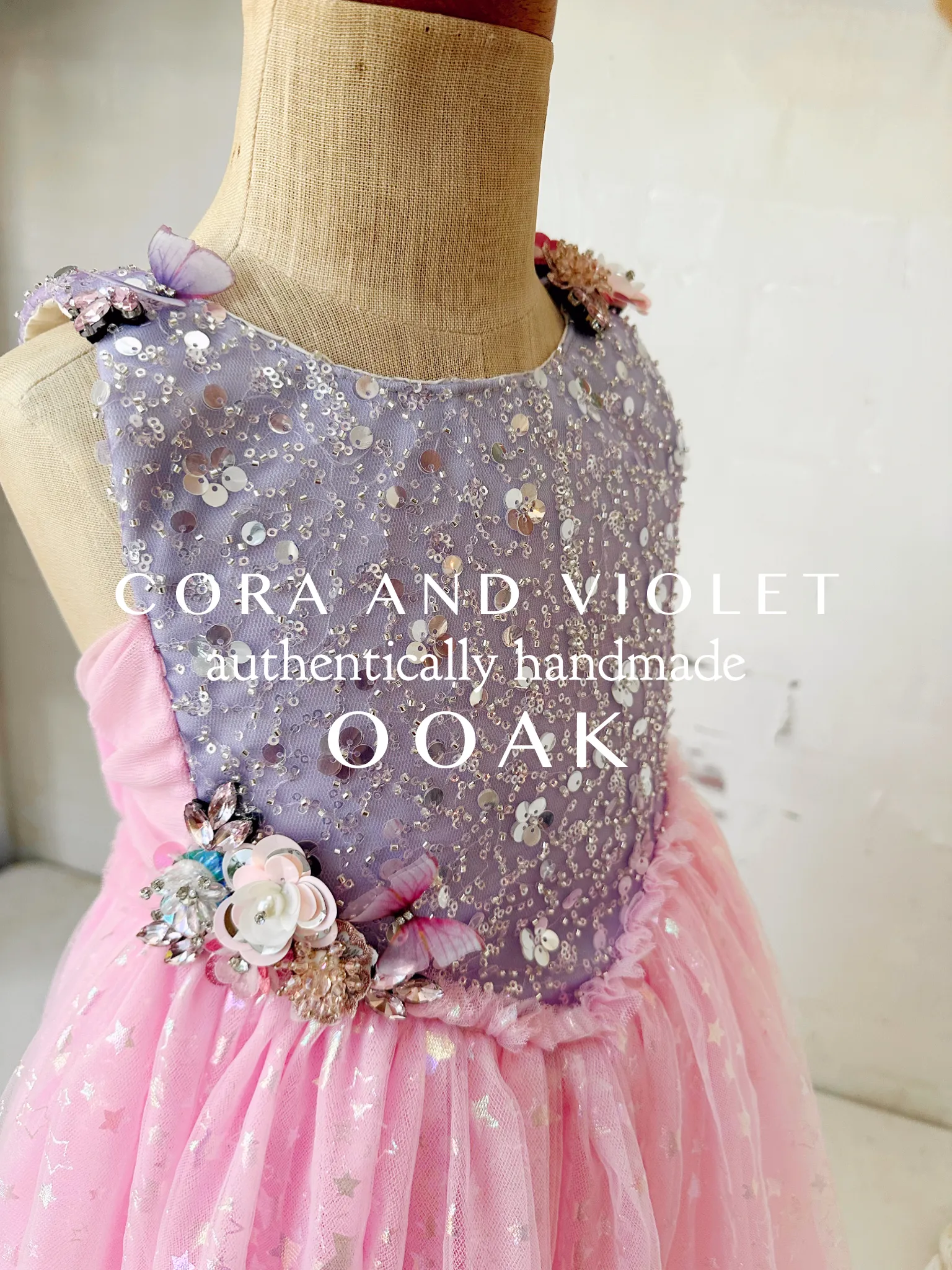 OOAK lux gown 8-10yr