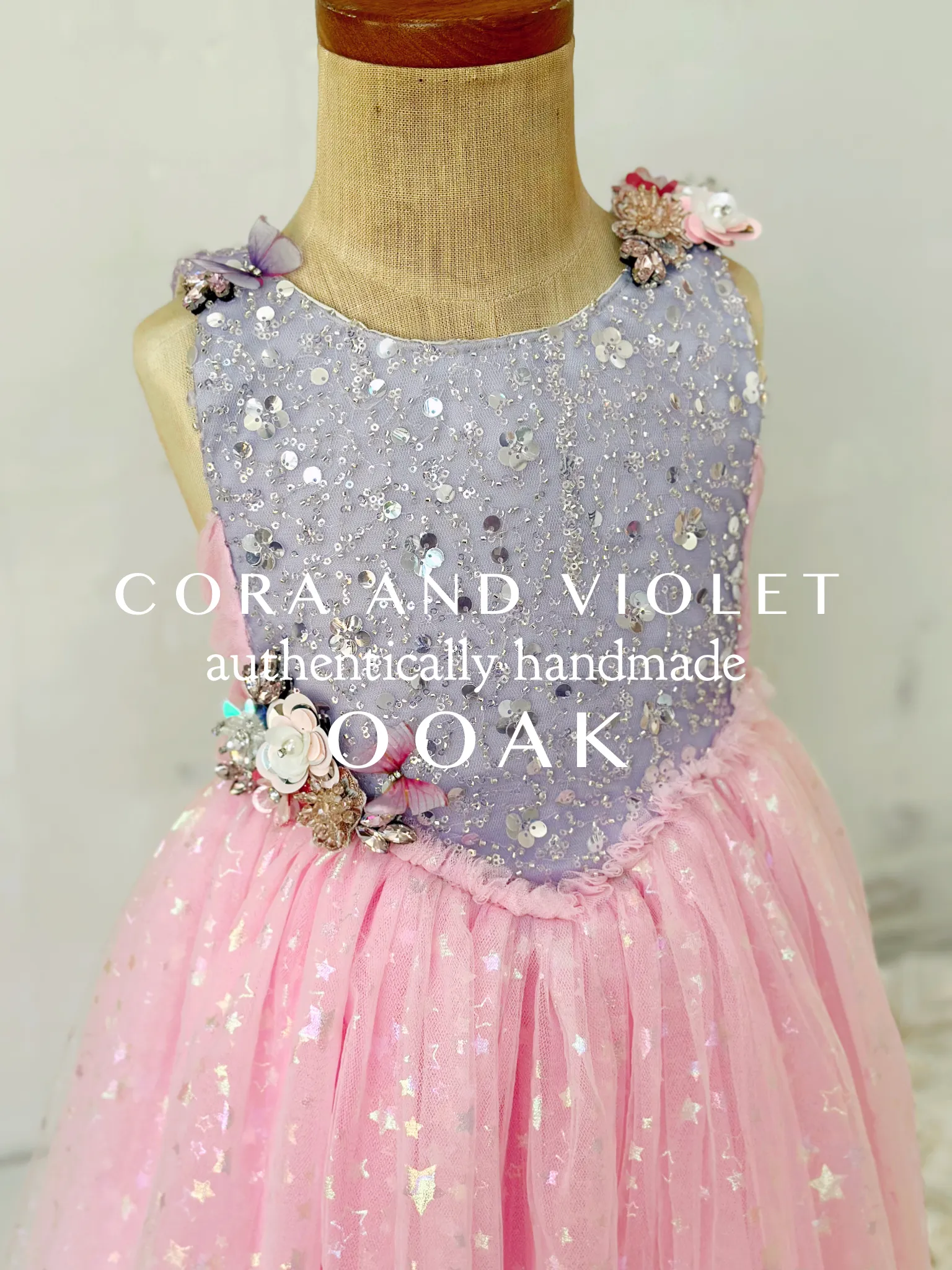 OOAK lux gown 8-10yr