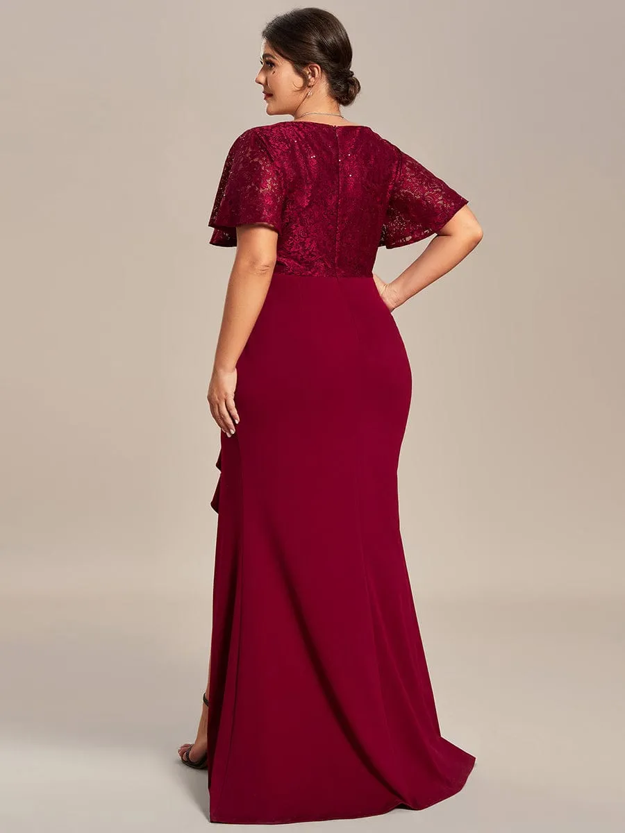 Ophelia plus size mother of bride dress in burgundy size 22 Express NZ wide