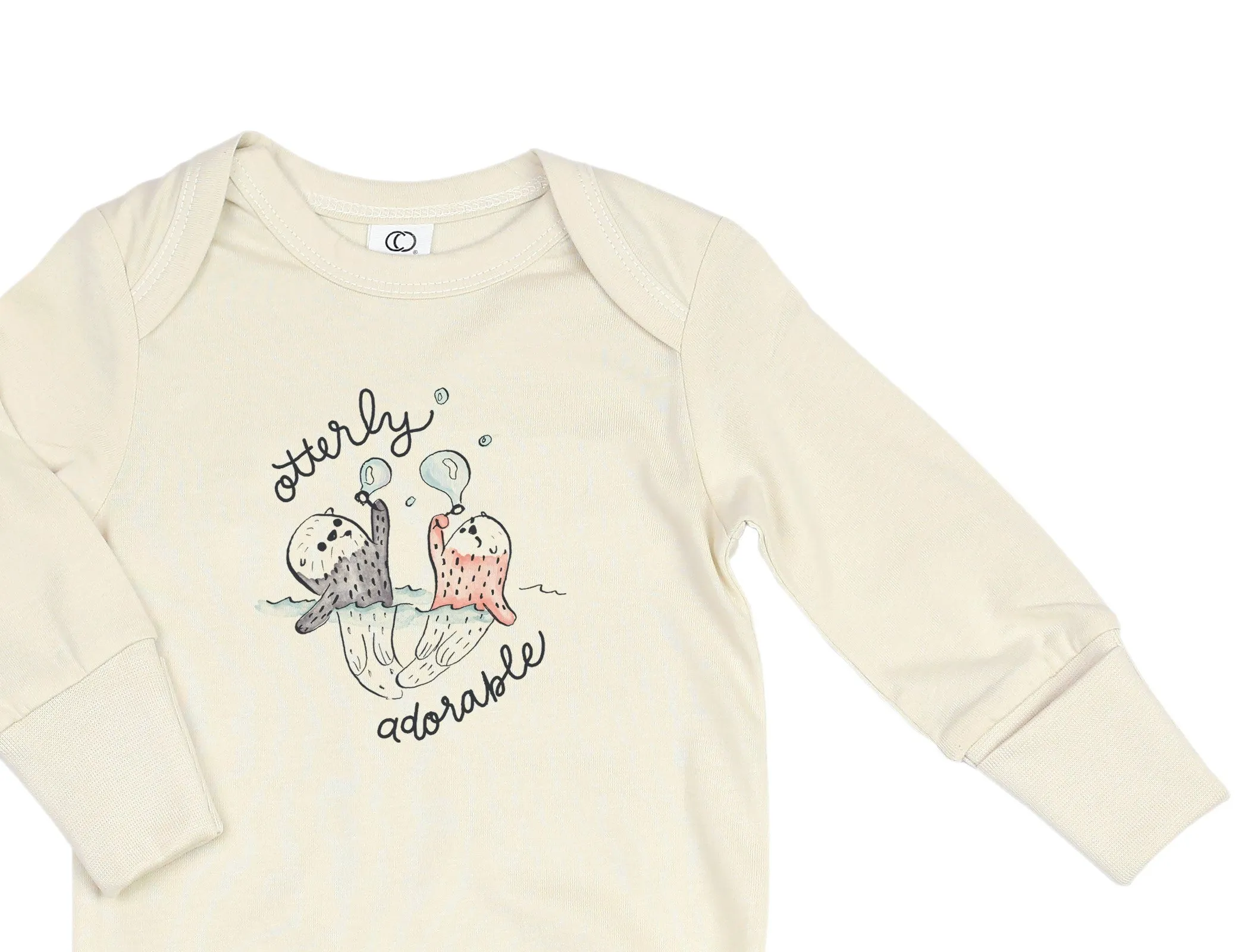 Otterly Adorable | Organic Knot Gown | Gender Neutral