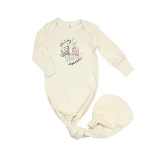 Otterly Adorable | Organic Knot Gown | Gender Neutral