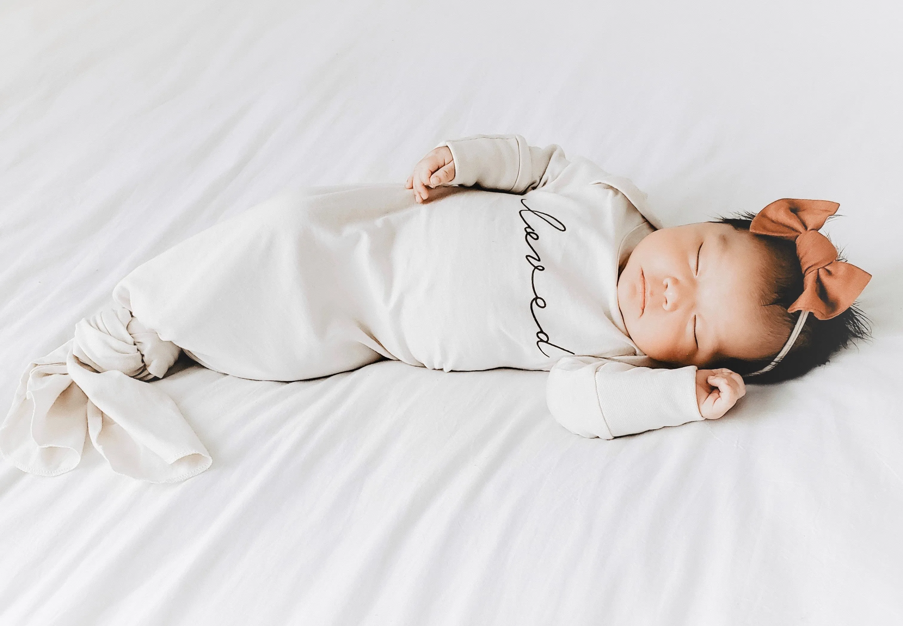 Otterly Adorable | Organic Knot Gown | Gender Neutral