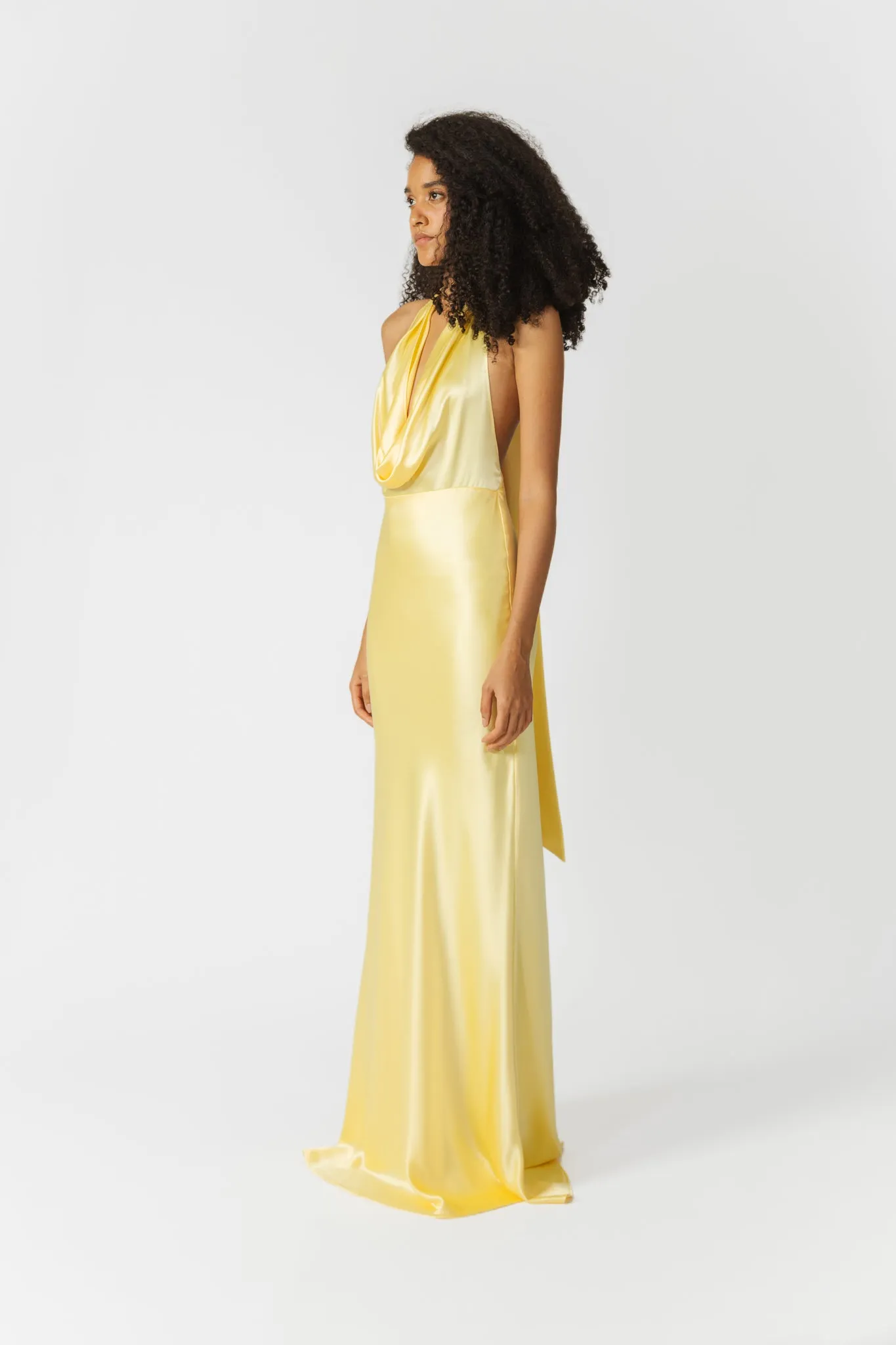 Pearl Satin Gown