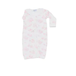 Pink Toile Baby Converter Gown