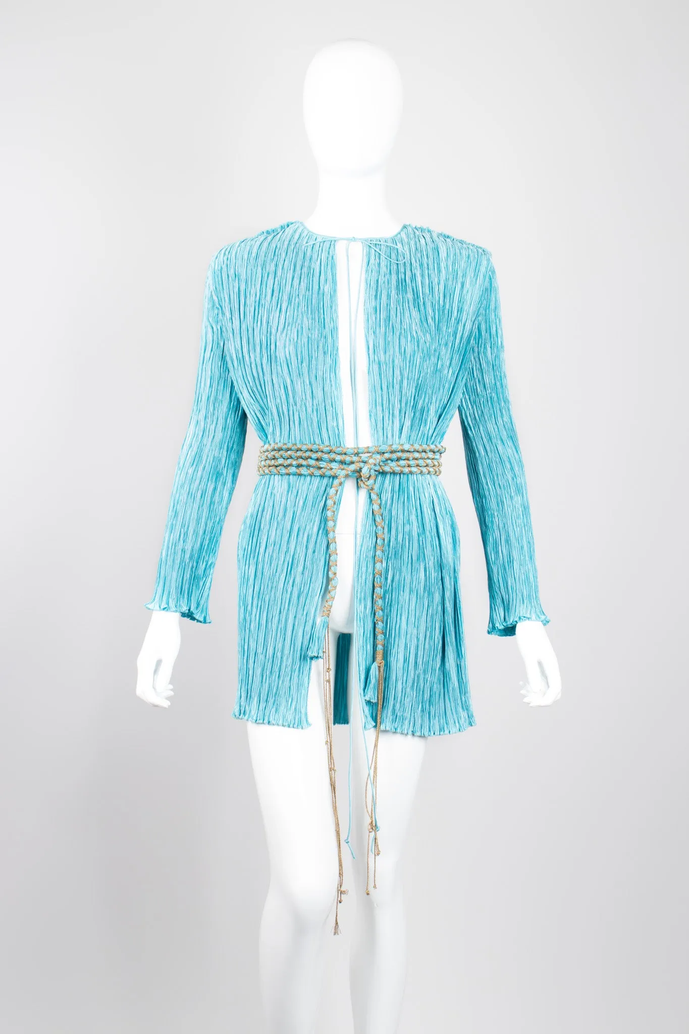 Pleated Tie Jacket