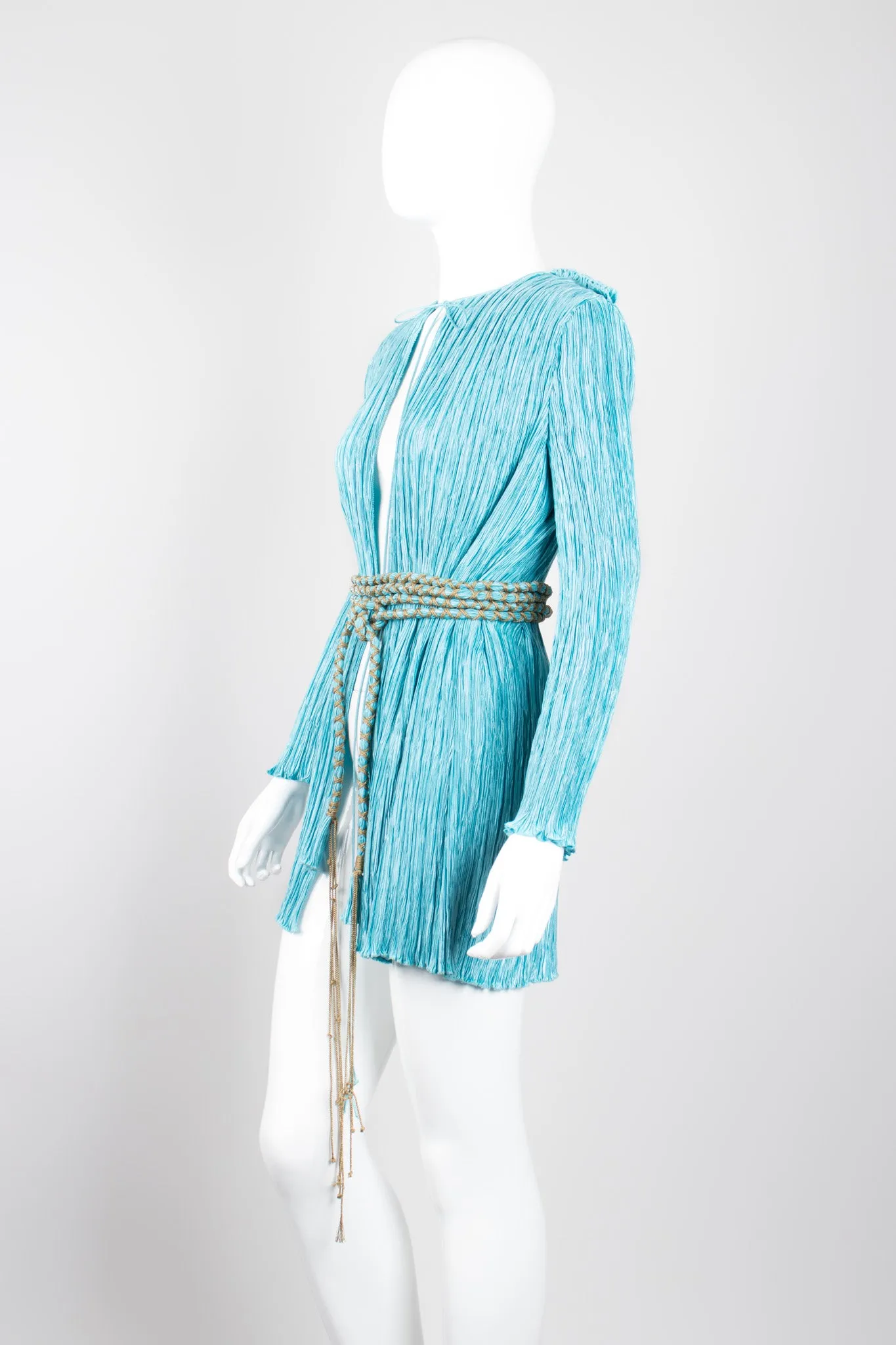 Pleated Tie Jacket