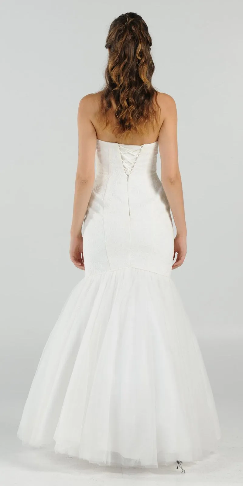 Poly USA 8278 Sweetheart Neckline Strapless Mermaid Wedding Gown