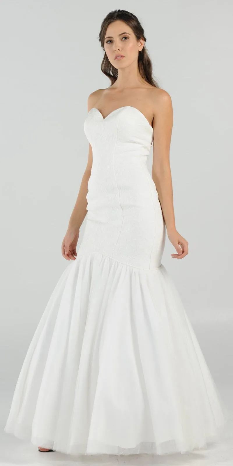 Poly USA 8278 Sweetheart Neckline Strapless Mermaid Wedding Gown
