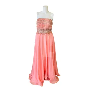RACHEL ALLAN Long Gown Coral Size 16