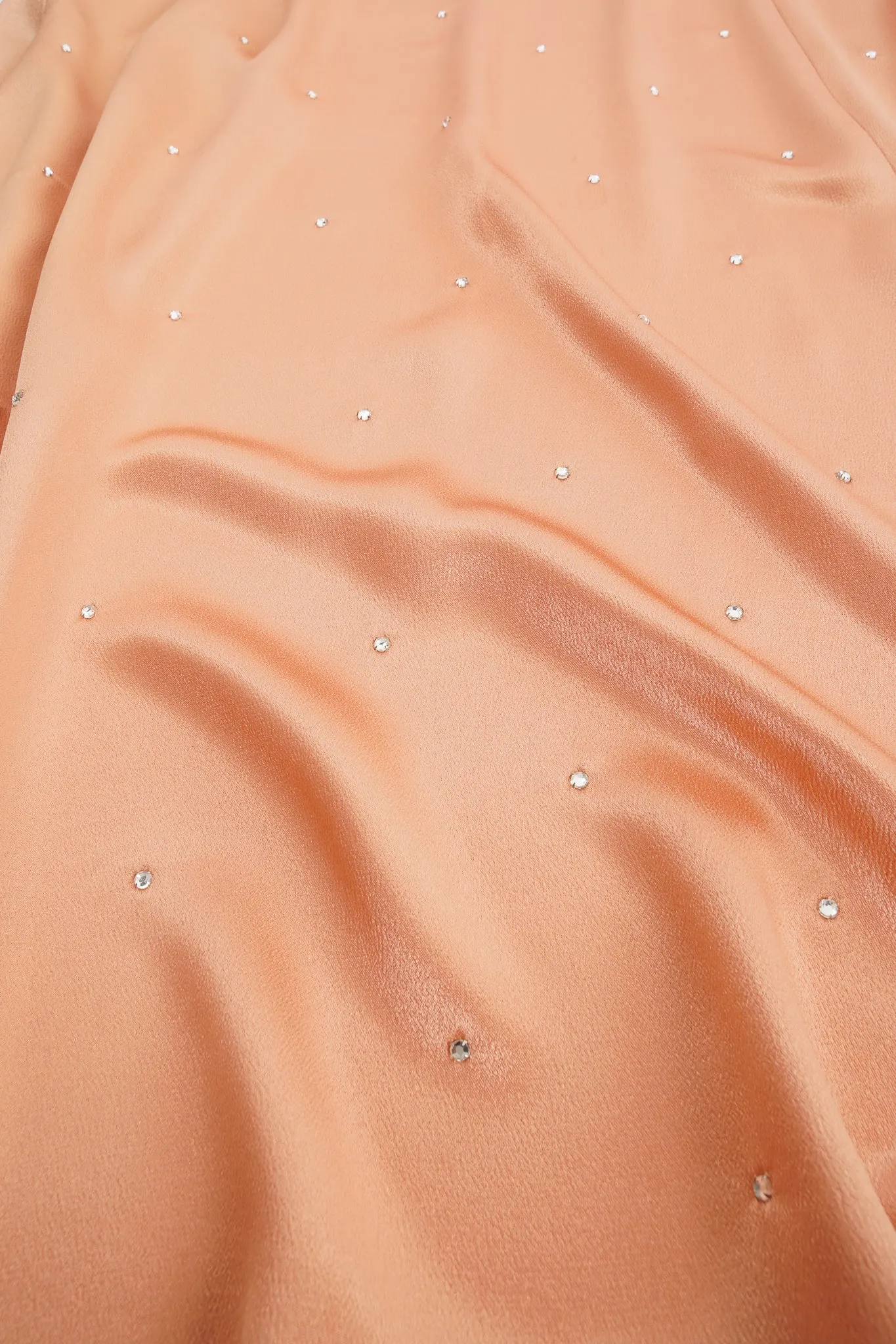 Satin Rhinestone Duster & Dress Set