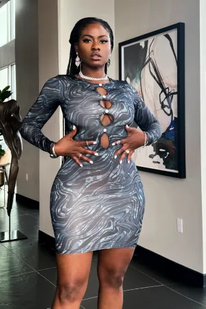 SELENA PEEP HOLE MINI | DRESS