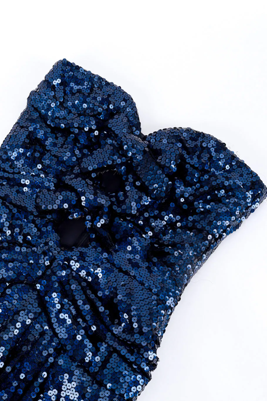 Sequin Bow Evening Gown