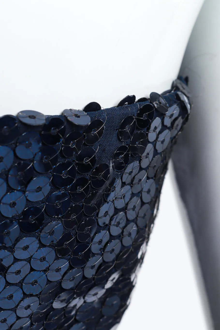Sequin Bow Evening Gown