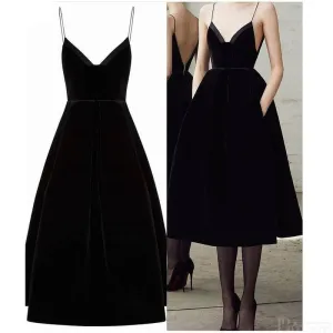 Simple Black Short Homecoming Dresses 2021
